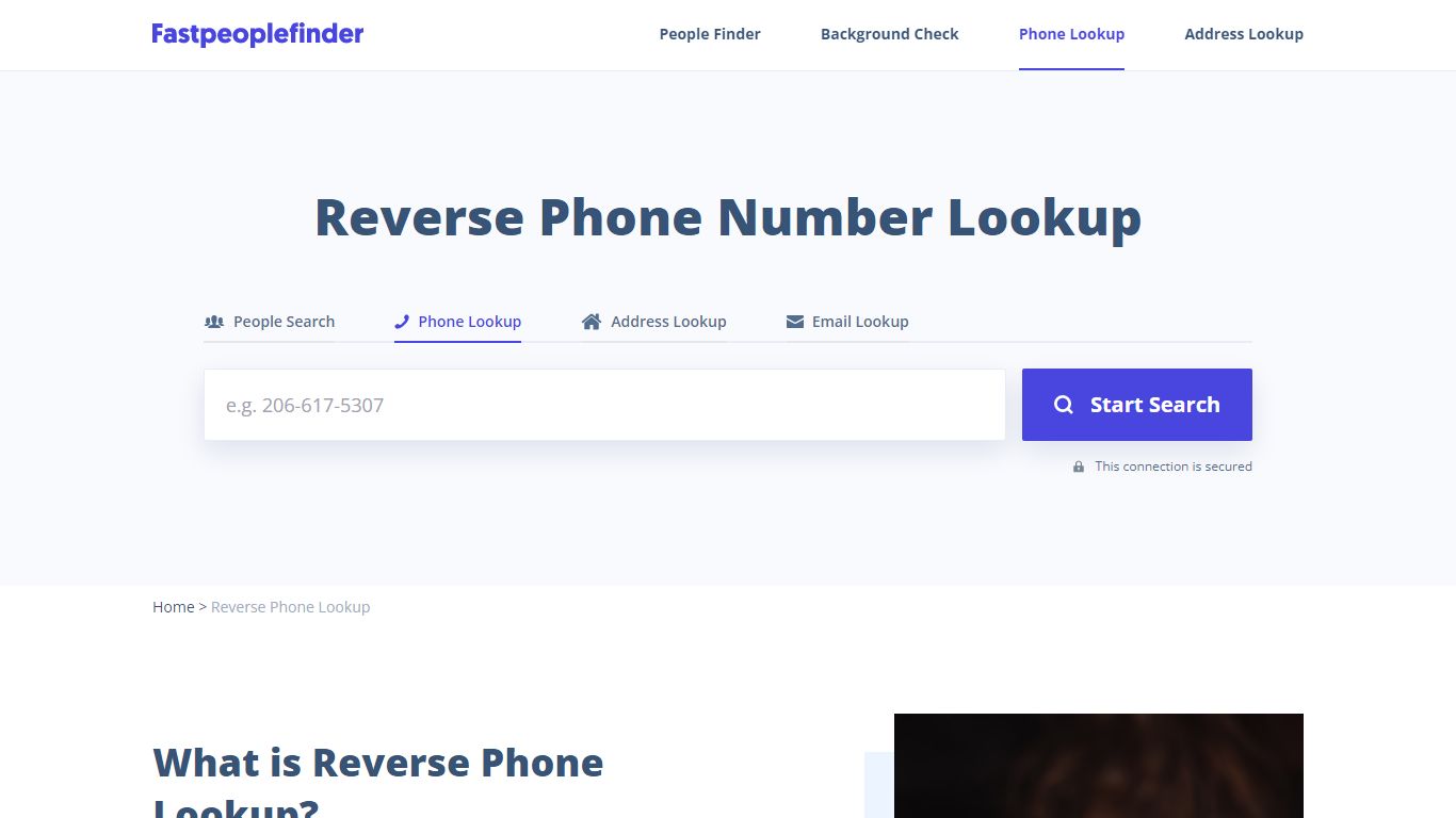100% Trusted Reverse Phone Lookup & Search | Fast People Finder